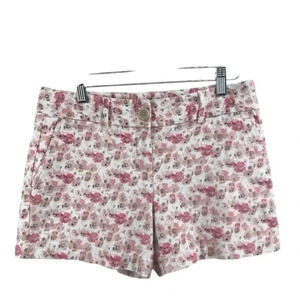 LOFT Poppy Print Riviera Shorts Size 2
